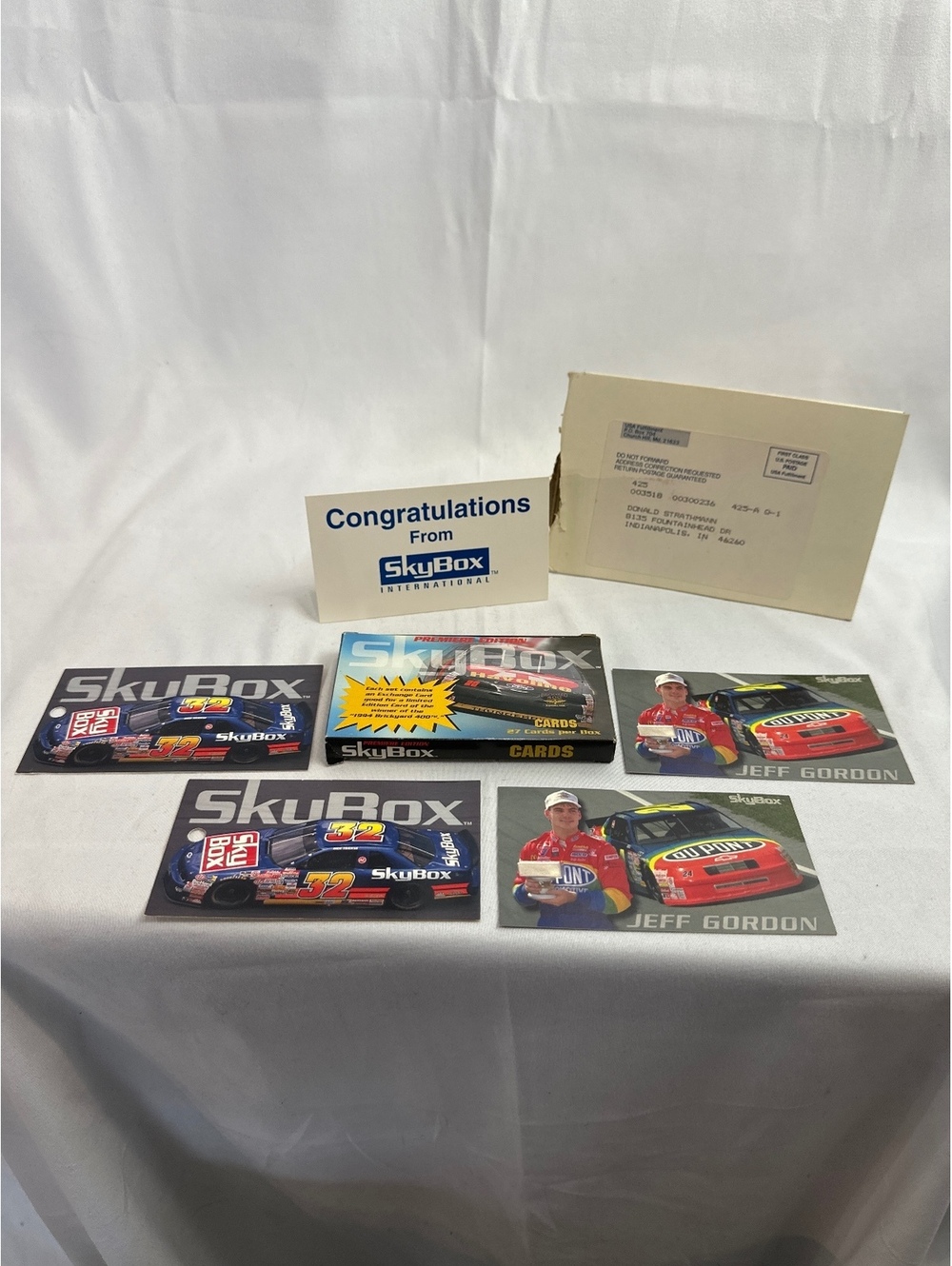 1994 SkyBox Premiere Edition NASCAR Trading Card Set with 5+